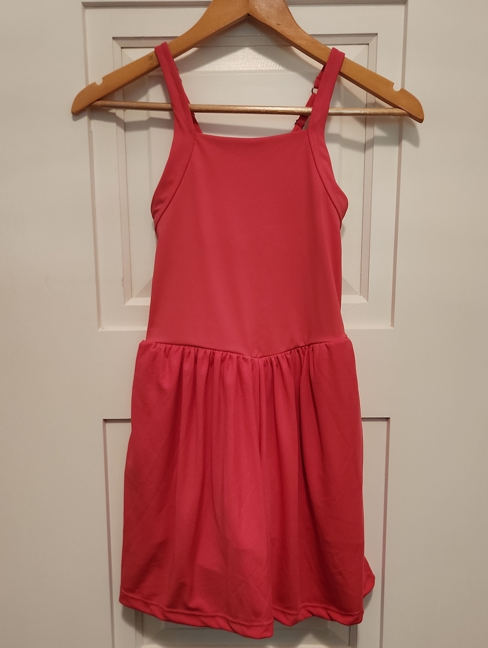 Lands' End Girls Hot Pink Active Tank -Dress